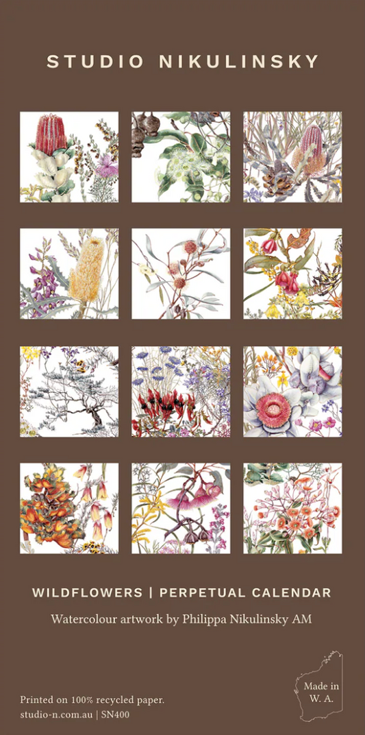 Perpetual Calendar - Wildflowers